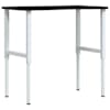 vidaXL t&ouml;&ouml;laud, tumepruun, 100x60x(71,5-98) cm, tammepuit
