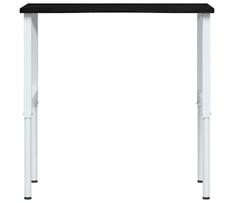 vidaXL &Eacute;tabli marron fonc&eacute; 100x60x(71,5-98) cm bois de ch&ecirc;ne massif