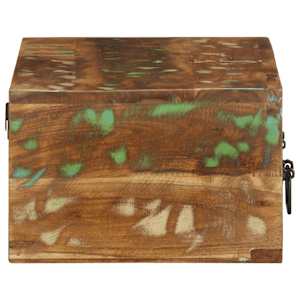Nástěnná TV skříňka 60 x 30 x 19 cm masivní recyklované dřevo - obrázek 6