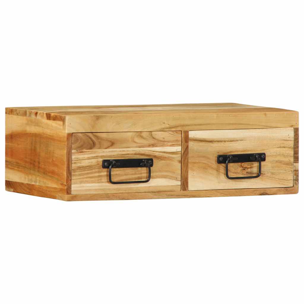 TV-Wandschrank 60x30x19 cm Massivholz Akazie