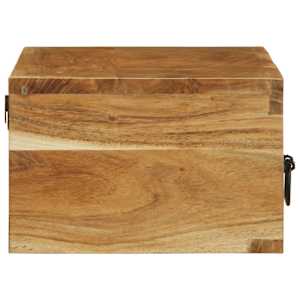 Nástěnná TV skříňka 80 x 30 x 19 cm masivní akáciové dřevo - obrázek 6