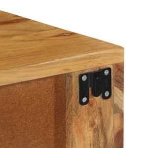 Nástěnná TV skříňka 80 x 30 x 19 cm masivní akáciové dřevo - obrázek 10
