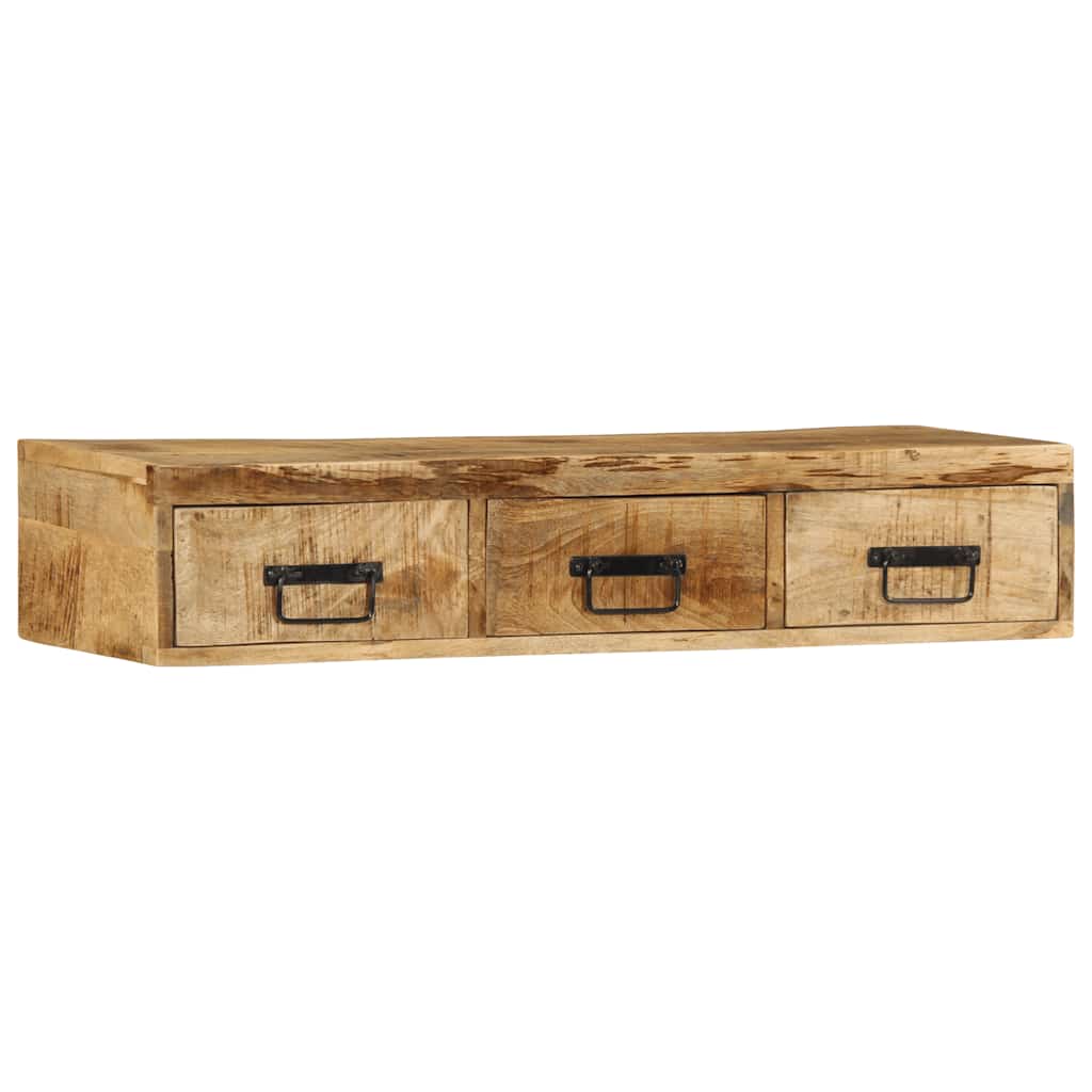 Thumbnail - vidaXL TV-Wandschrank 100x30x19 cm Raues Mangoholz