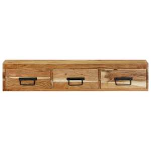 Nástěnná TV skříňka 100 x 30 x 19 cm masivní akáciové dřevo - obrázek 5