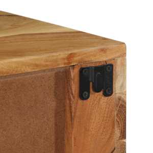Nástěnná TV skříňka 100 x 30 x 19 cm masivní akáciové dřevo - obrázek 10