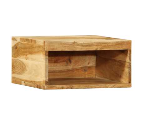 VidaXL Meuble TV mural 40x30x19 cm bois massif d'acacia