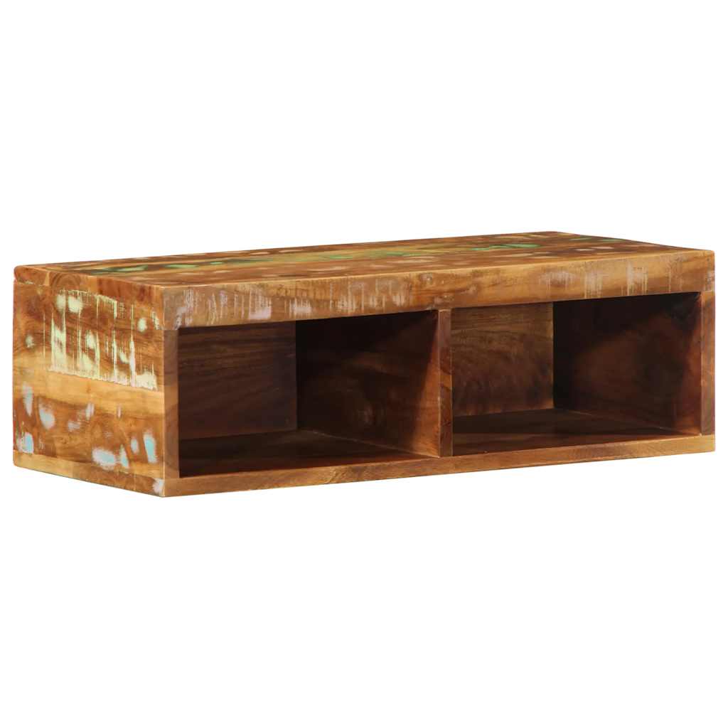 vidaXL TV-Wandschrank 60x30x19 cm Altholz Massiv