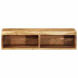 Nástěnná TV skříňka 80 x 30 x 19 cm masivní akáciové dřevo - obrázek 4