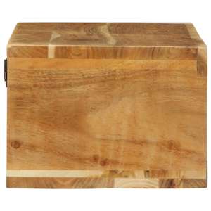 Nástěnná TV skříňka 80 x 30 x 19 cm masivní akáciové dřevo - obrázek 5