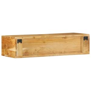 Nástěnná TV skříňka 80 x 30 x 19 cm masivní akáciové dřevo - obrázek 6