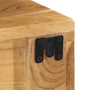 Nástěnná TV skříňka 80 x 30 x 19 cm masivní akáciové dřevo - obrázek 9