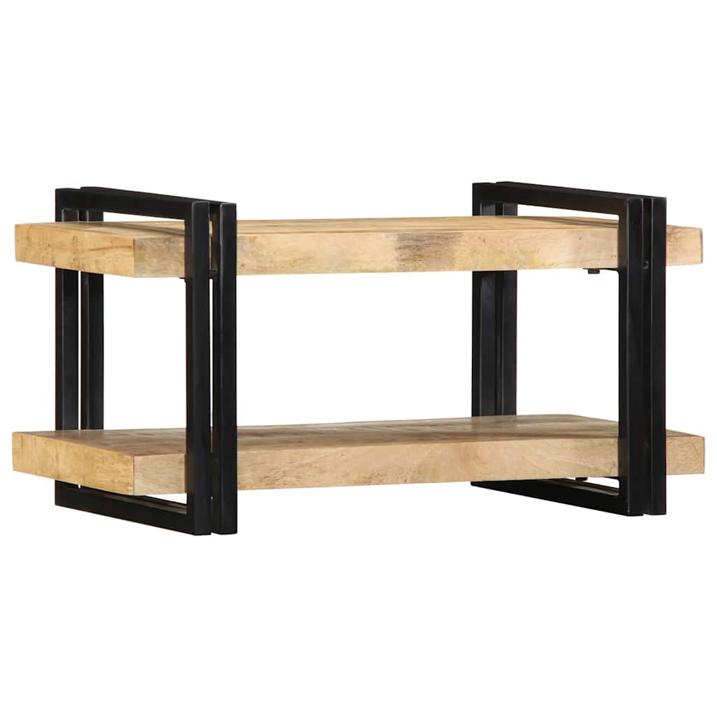 Thumbnail - vidaXL Wandregal 70x33x35 cm Raues Massivholz Mango