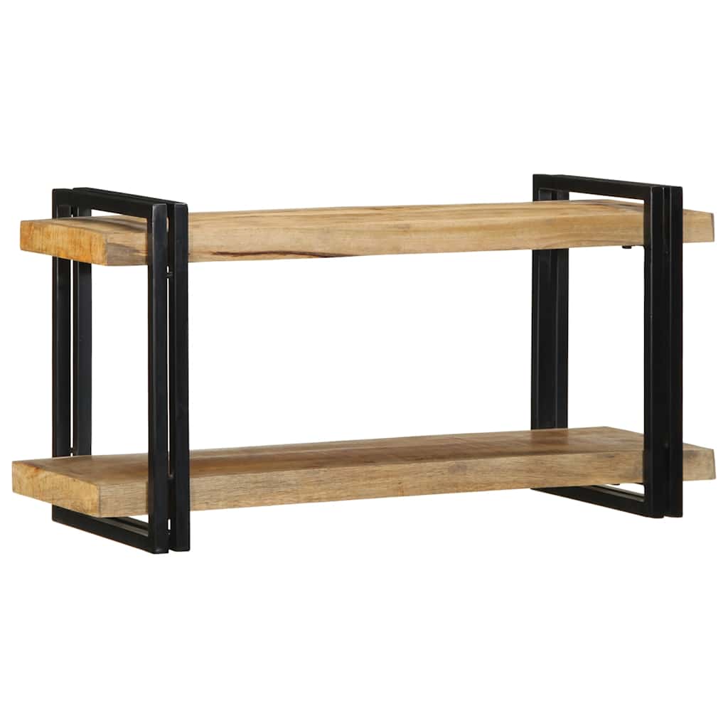 Thumbnail - vidaXL Wandregal 90x33x45 cm Raues Massivholz Mango