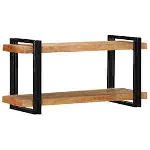 vidaXL Wandregal 90x33x45 cm Massivholz Akazie