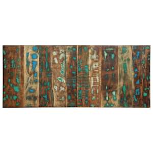 Naglavna deska Multicolor 120 cm Masivni les Reclaimed