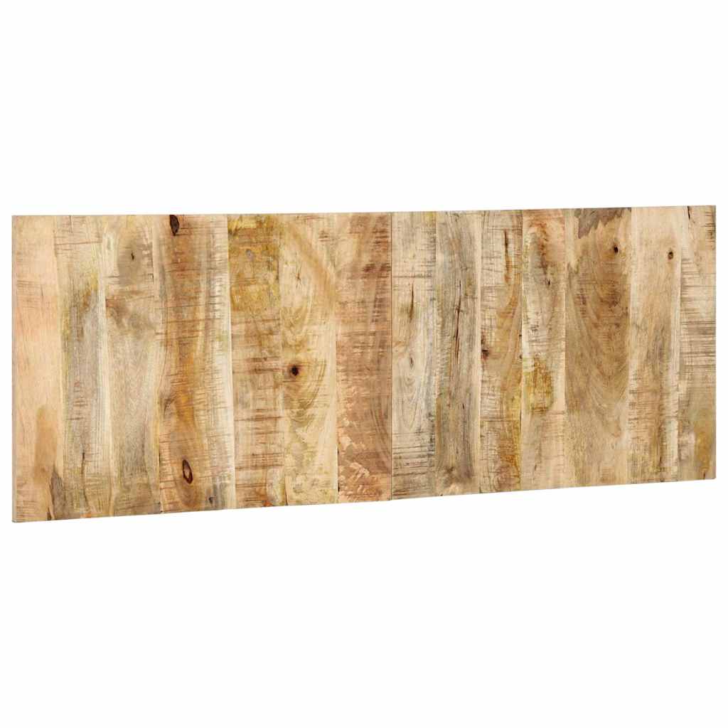 vidaXL Hoofdbord 140 cm massief ruw mangohout afbeelding