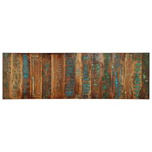 Naglavna deska Multicolor 160 cm Masivni les Reclaimed