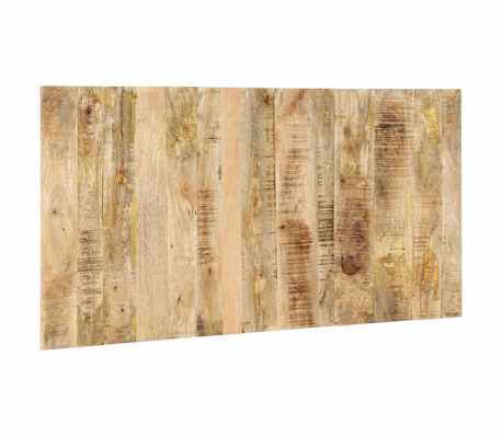 vidaXL Headboard 160 cm Solid Rough Wood Mango