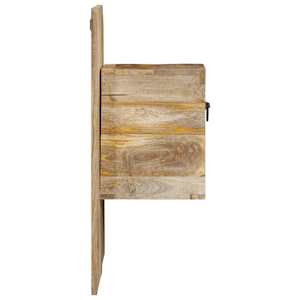 Noční stolek 60x32x80 cm hrubý mangovník - obrázek 4