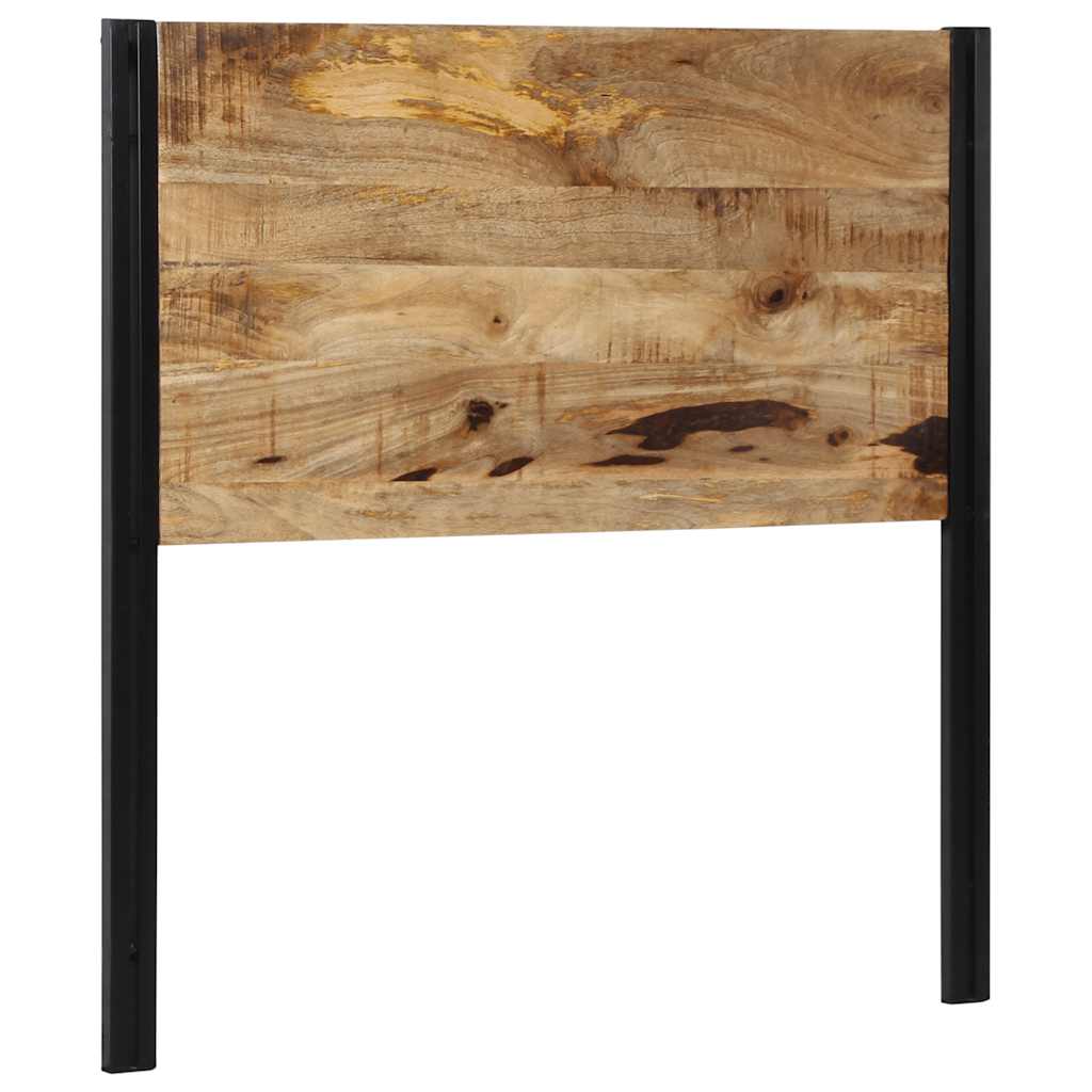 vidaXL Hoofdeinde 100 cm massief hout mango en ijzer afbeelding