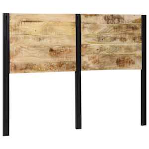 Naglavna deska 140 cm trden mangov les in železo