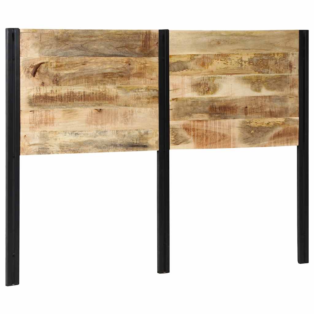 vidaXL Hoofdeinde 140 cm massief hout mango en ijzer afbeelding
