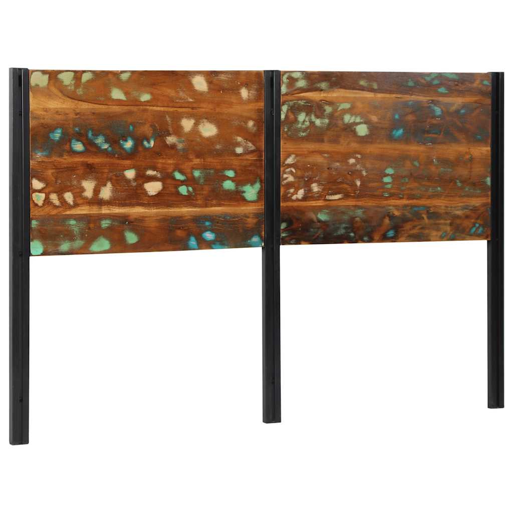 vidaXL Hoofdeinde 160 cm massief gerecycled en ijzer afbeelding