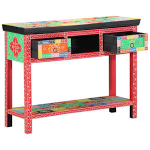 vidaXL Konsoollaud sahtliga Mitmev&auml;rviline 100 x 30 x 77 cm