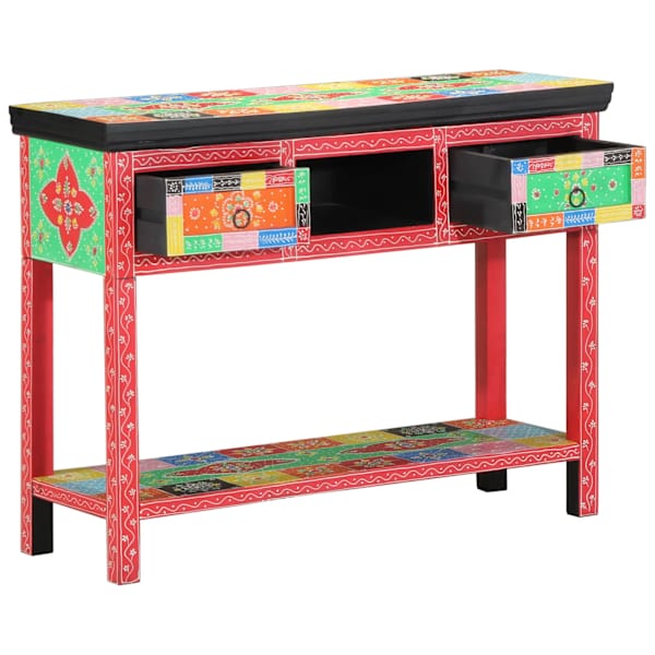 vidaXL Konsoollaud sahtliga Mitmev&auml;rviline 100 x 30 x 77 cm