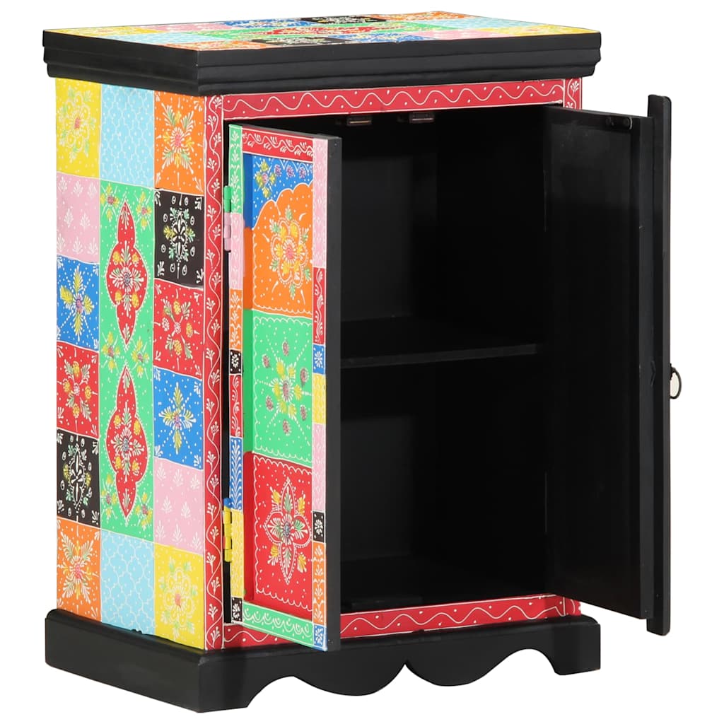 Konsolbord Flerfarvet 50x30x75 cm Solid Mango Træ