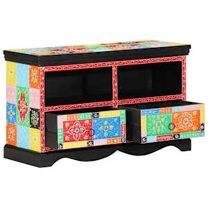 vidaXL Telerikapp 80 x 35 x 50 cm Mitmev&auml;rviline Tugev mango puu