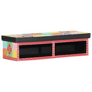 Televizní skříň Vícebarevný 80 x 30 x 22 cm Kompozitní dřevo - obrázek 5