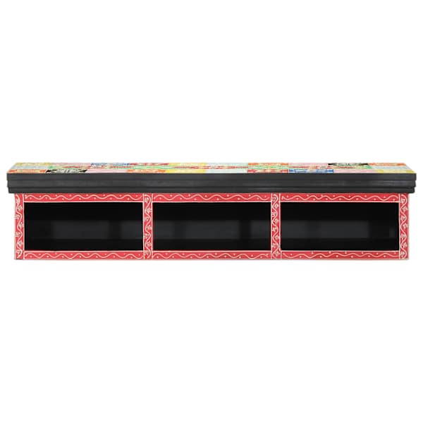 vidaXL Telerikapp Mitmev&auml;rviline 100 x 30 x 22 cm Tehispuit