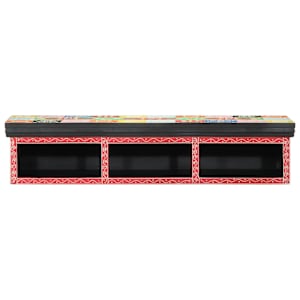 Televizní skříň Vícebarevný 100 x 30 x 22 cm Kompozitní dřevo - obrázek 1