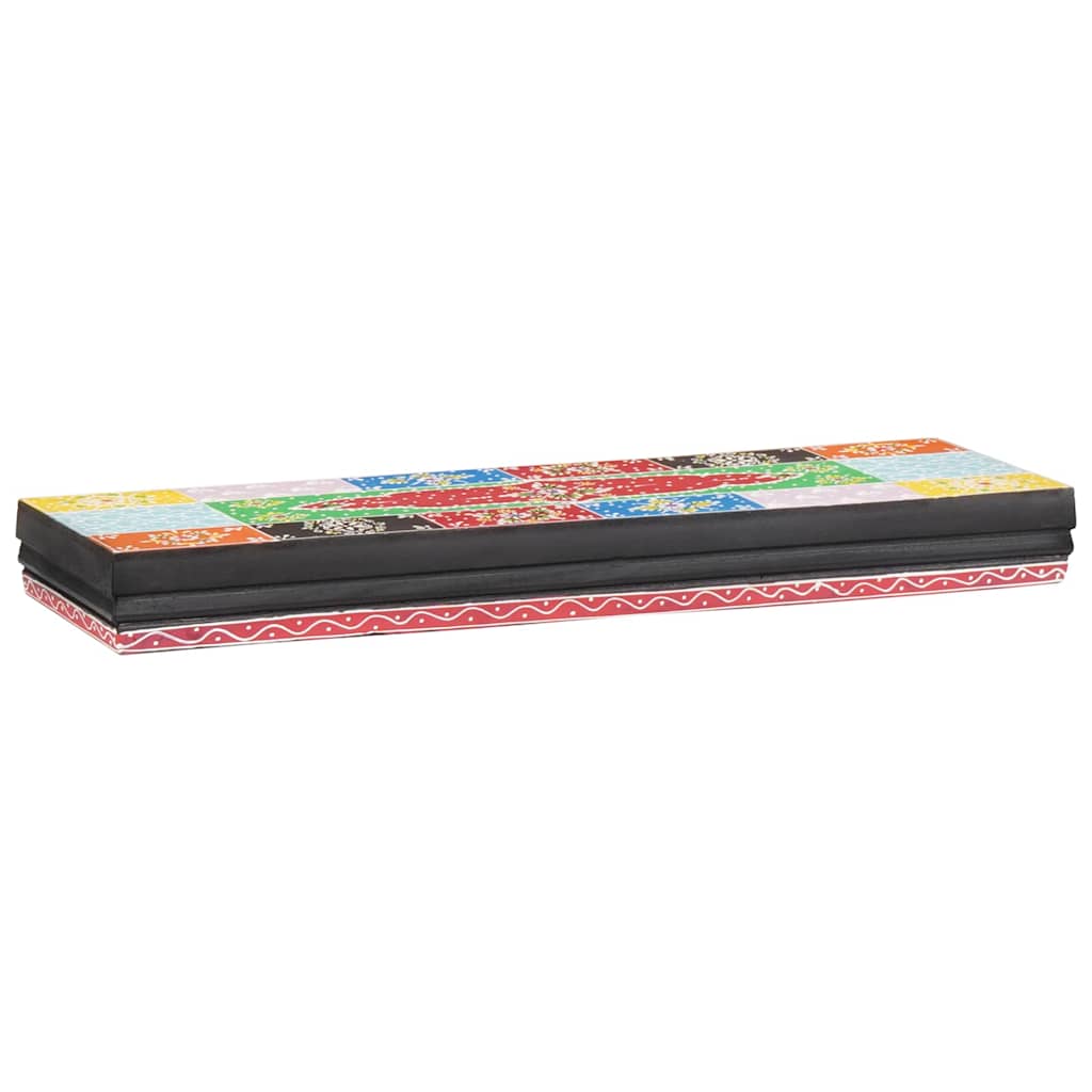 3 Kappaleen Seinähyllysetti 100x20x6 cm Massiivipuusta Mango