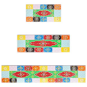 Nástěnné poličky Nástěnný 3 pcs Vícebarevný 100 x 20 x 6 cm - obrázek 7