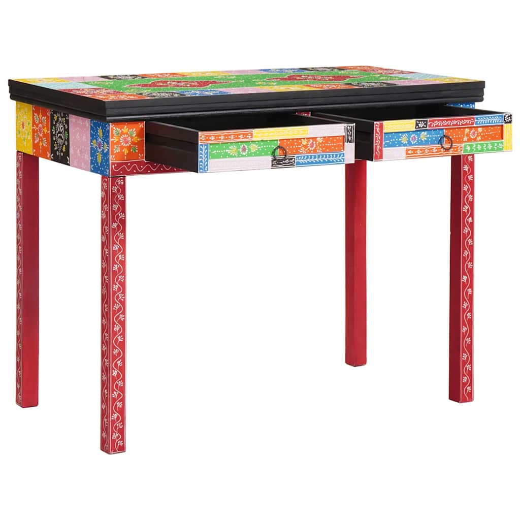 Bureau 100x50x75 cm en bois de mangue solide