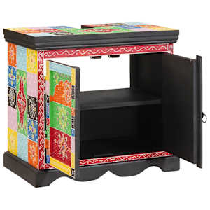 Omarica za umivalnik Rjava 60 x 35 x 55 cm Masiven les manga