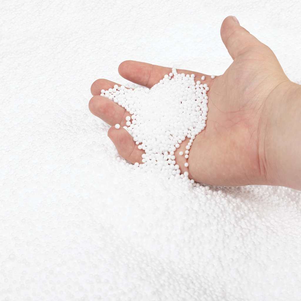 vidaXL babzsák töltelék EPS 50 L fehér 10 kg/m³
