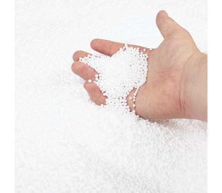 vidaXL Umplere cu sacul de fasole, EPS 50 L, alb, 10 kg/m³