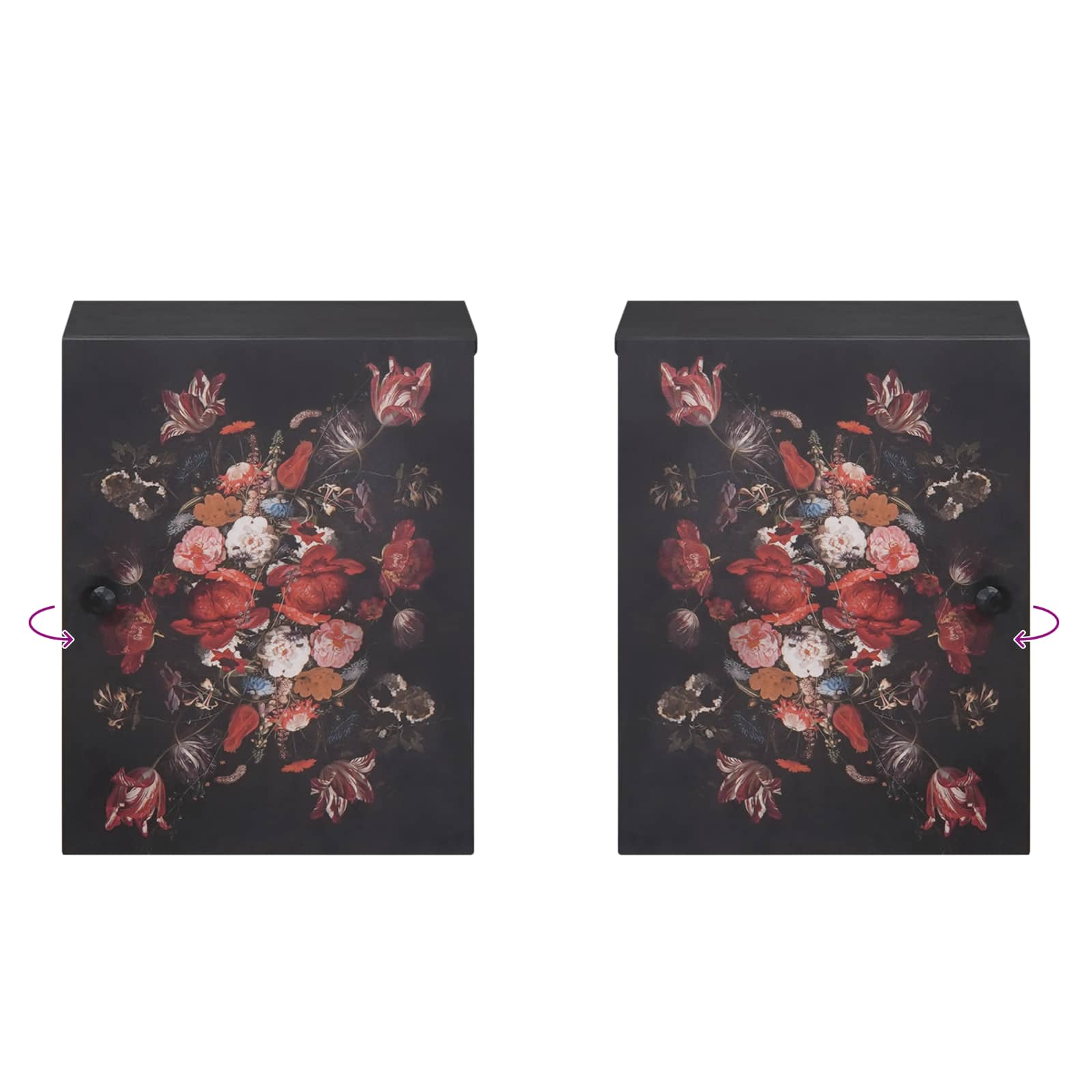Sada koupelnových skříněk Nástěnný 4 pcs Masivní mangové dřevo - obrázek 14