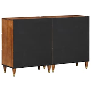 Servírovací skříň s policí 2 pcs medová hnědá 60 x 33 x 75 cm - obrázek 6