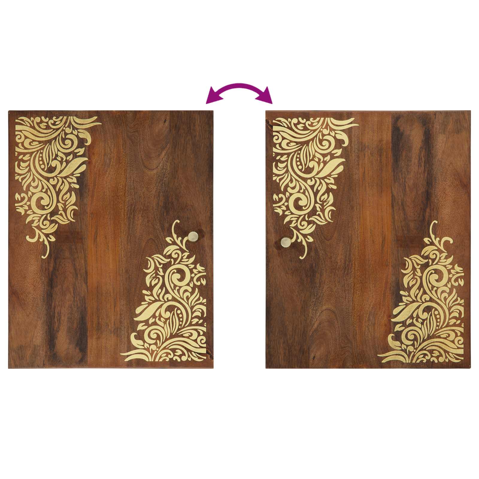 Badkamerkastenset met lade 4 pcs Honingbruin Massief Mango Hout image 14