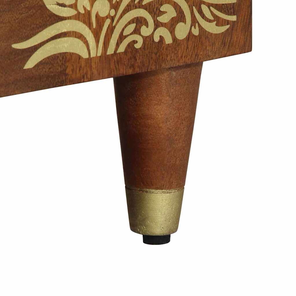 Badkamermeubelset 5 pcs Honingbruin Massief Ruw Mango Hout image 13