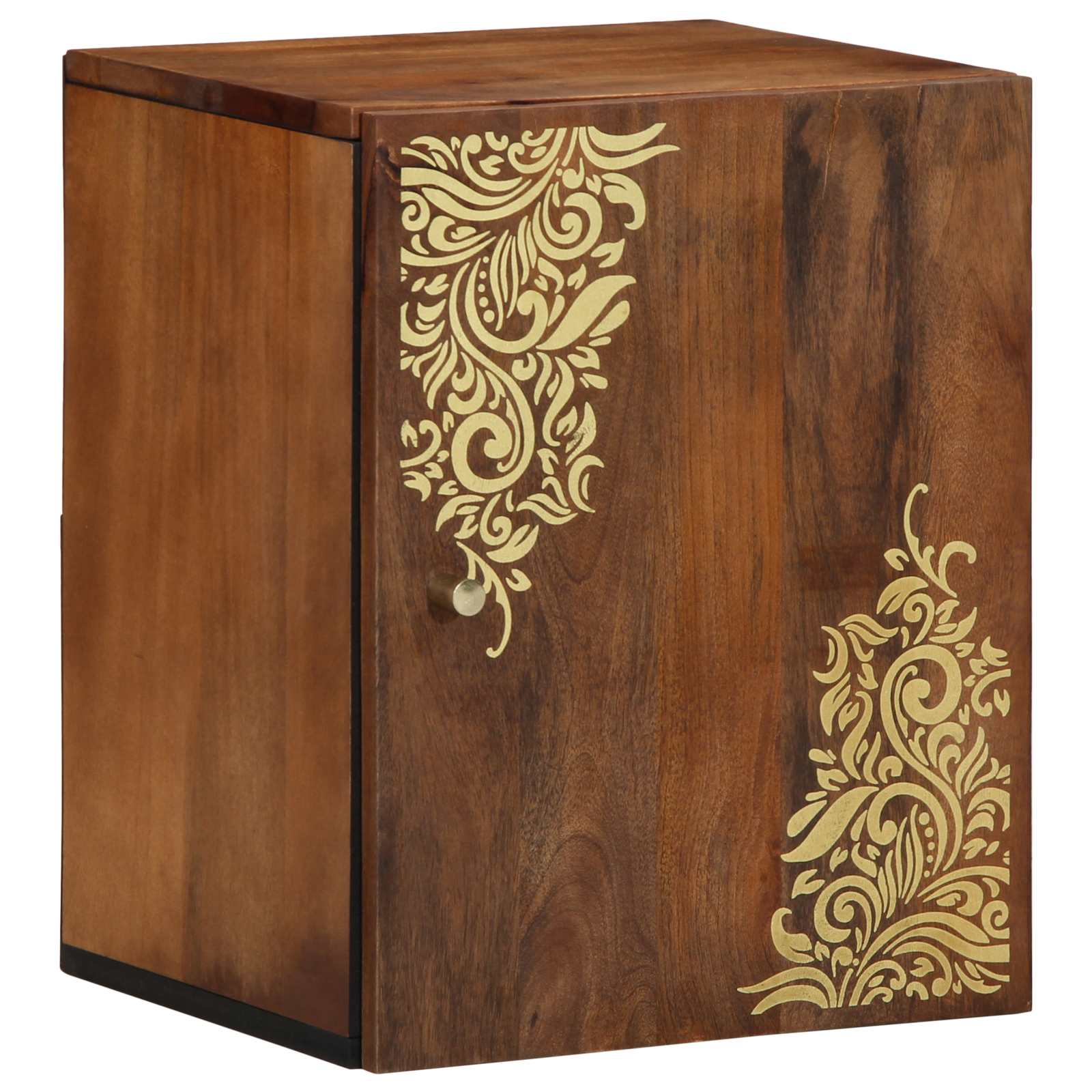 Badkamerkastenset met lade 5 pcs Honingbruin Massief Mango Hout image 7