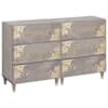 vidaXL K&otilde;ide 2 tk 60 x 33 x 75 cm Tugev mango puu Hall