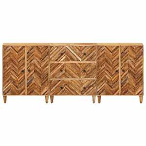 Úložné skříně 3 pcs Hnědá 60 x 33,5 x 75 cm - obrázek 5