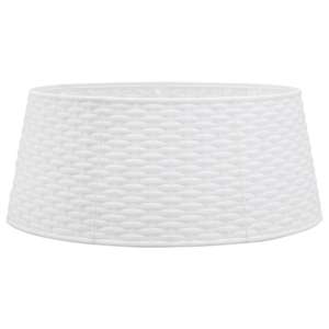 vidaXL J&otilde;ulupuu seelik Valge &Oslash;56x23 cm Plastik