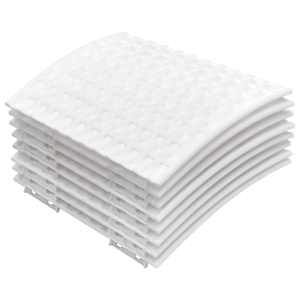 Kryt na stojan vánočního stromku bílý Ø 65 x 23 cm plast - obrázek 3