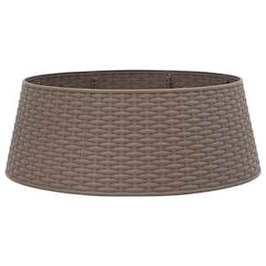 vidaXL j&otilde;ulupuu seelik, pruun, &Oslash;65 x 23 cm, plast